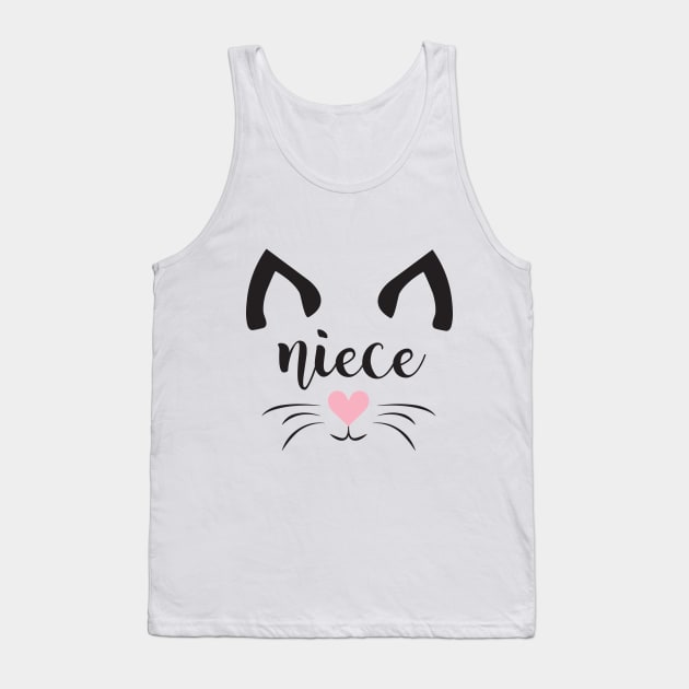 Cute Cat Niece Tank Top by FuseTheory1